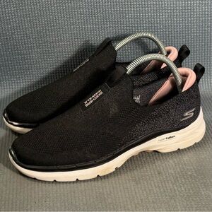 Skechers Women’s‎ Go Walk 6 124502 Black Casual Shoes Size 8